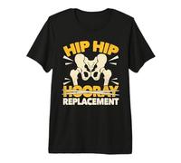 Hip Hip Hooray Hip Replacement Surgery Funny Premium T-Shirt