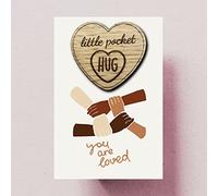 Hip Hip Hooray Little Pocket Hug, You Are Loved, Wallet Size Keepsake, Gift Token, Letterbox Gift, Always by Your Side, Care Package, Sympathy, Sending a Hug