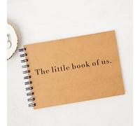 Hip Hip Hooray Reasons Why I love you, Valentines Day, Wedding Anniversary Gift, Scrapbook, Memory Book, Journal, Couples, Our Story Keepsake, Brown, A5