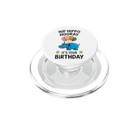 Hip Hippo Hooray Celebration Party Animal PopSockets PopGrip for MagSafe