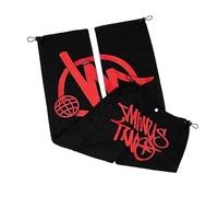 Hip-Hop Cargo Trousers Men Minus Two Cargo Baggy Jeans Trousers Men's Cargo Jogging Bottoms 2023 Harajuku Hip Hop Print Loose Men Skirt Straight Trousers with Wide Leg Pocket Casual Trousers