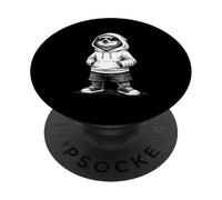 Hip Hop Cool sloth In Hoodie And Sunglasses PopSockets Adhesive PopGrip