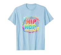 Hip Hop Culture Vibrant Urban Beat for Men Music Lovers T-Shirt, Men, Baby Blue, M