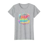 Hip Hop Culture Vibrant Urban Beat for Men Music Lovers T-Shirt, Women, Heather Grey, 3XL