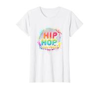 Hip Hop Culture Vibrant Urban Beat for Men Music Lovers T-Shirt, Women, White, L