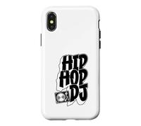 Hip Hop DJ Rap Aesthetic Turntable Graphic Case for iPhone X/XS