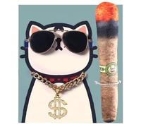 Hip Hop Dog Costume - Cosplay Accessories Cats,Cat Dog Necklace and Sunglasses, Pet Cosplay Costumes for Puppy Small Medium Dogs Cats