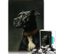 Hip Hop Dog Puzzles for Adults Teens 1000 Pieces,Help The Brain Exercise Addictive Toys to Cultivate Patience Great Gift 50x75cm