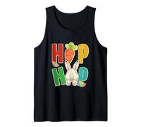 Hip Hop Easter Colorful Eggs Bunny Hiding Costume Kid Family Tank Top