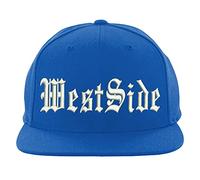 Hip Hop Embroidered West Side Snapback, Hip Hop Sullen East Coast Hat (Royal)