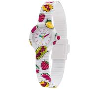 Hip Hop #Error# Kids Fun Watch Collection Mono-Colour White dial 3 Hands Quartz Movement and Silicon Printed White Strap HWU1036