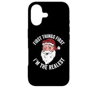Hip-Hop Fancy Santa Claus First Things First I'm The Realest Case for iPhone 17