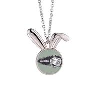 Hip-Hop Freedom Holy Grail Rabbit Necklace Pendant Bunny Animal Jewelry Gift