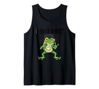 Hip Hop Frog Tee Funny Cartoon Rapper Urban Streetwear Vibes Tank Top