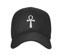 Hip Hop Hat Funny Ankh Symbol Ancient Egyptian Hat Plain,Unisex Plain Hat Sandwich Cap for Activities Adult Gifts