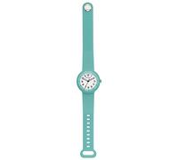 HIP HOP, Hero.Dot Collection, Women's Watch, Interchangeable Soft Touch Silicone Strap, Practical Closure, White Bezel, Green Numbers, 34 mm Case, Quartz Movement, Roni Egg-White, Taglia Unica, Modern