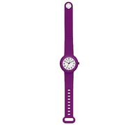 HIP HOP WOMEN'S Watch HERO.DOT Dial MONO-COLOR WHITE Movement TIME ONLY - 3H QUARTZ and PURPLE SILICONE STRAP HWU1132