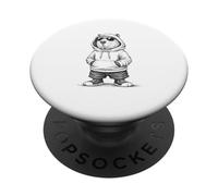 Hip Hop Hoodie Capybara With Sunglasses Swag Style PopSockets Adhesive PopGrip