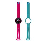 HIP HOP HWU1259 HERO.NEXT Women's Watch Mono-Colour Black Dial SMARTMODULE SMARTWATCH and Silicone Strap Fuchsia