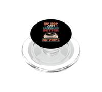 Hip Hop Just Sounds Better On Vinyl PopSockets PopGrip for MagSafe