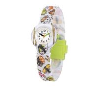 HIP HOP, Kids Fun Collection, Children's Watch with Sushi Lovers Graphics, Eco-Friendly Silicone Strap, 28 mm Case, Easy to Read, Bright Colours, White, 28, Modern