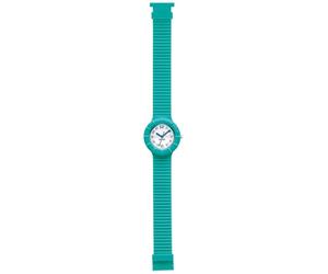 Hip Hop Ladys' Numbers Collection Watch Collection with Logo White dial 3 Hands Quartz Movement and Silicon Green Strap HWU0168