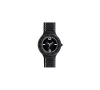 HIP HOP Model Clock - Black Pelle/Leather 32mm Brand