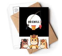 Hip Hop Music Keeps True Comfort Relaxation Postcards Envelopes Cards Mailing Year Horse