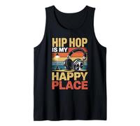 Hip Hop Music My Happy Place Musician Lovers DJ Headphone Tank Top