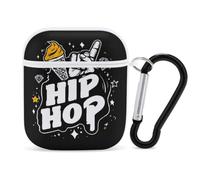 Hip Hop Music Slim Headphone Case Shockproof with Hook White-style