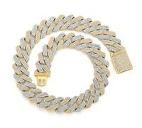 Hip Hop Necklace 20 MM Wide Bold Cubic present for Men Trendy Jewelry Accessory