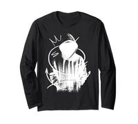 Hip Hop Ninja Shadow Warrior Hooded Face Rapper Streetwear Long Sleeve T-Shirt