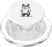 Hip Hop Panda In Hoodie With Sunglasses Swag Style PopSockets PopGrip for MagSafe