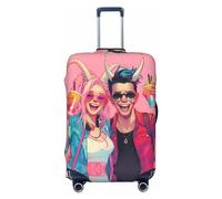 Hip Hop People No.111 Travel Luggage Covers - Elasticity Suitcase Covers Protector for Luggage 18-32 Inch