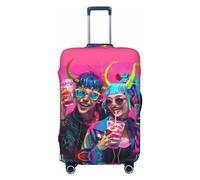 Hip Hop People No.112 Travel Luggage Covers - Elasticity Suitcase Covers Protector for Luggage 18-32 Inch