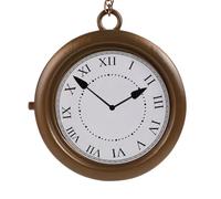 Hip Hop Rapper Decorative Clock Necklace - Classic Vintage Prop for Cosplay Parties - Lightweight Plastic Design (PJ9174)