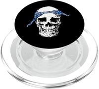Hip Hop Skull & Blue Do Rag Bandana Old School Rap Retro PopSockets PopGrip for MagSafe