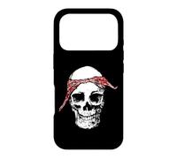 Hip Hop Skull & Red Do Rag Bandana Old School Rap Retro Case for iPhone 17 Pro