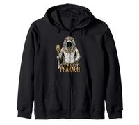 Hip Hop Street Pharaoh Egyptian Graphic Rap Zip Hoodie