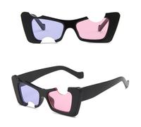 Hip Hop Style For Women's Sun glasses Cat Eye Shape Fashion Stage Show For Women Sunglasses Male Female Sun Glass,Black Purple Pink 2026