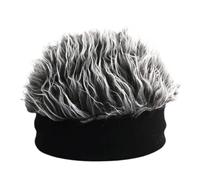 Hip Hop Wig Hat, Hat With Hair Attached, Adjustable Peaked Hat, Breathable Artificial Hair, Unique Style Wig Hats, Short Wig Cap, Short Wig Cap