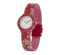 HIP HOP, Winter Blossom Collection Women's Winter Flowers Watch with Liberty Fabrics and Silicone Strap, Water Resistant, Strap