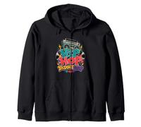 Hip Hop Ya Don't Analog Beats Throwback Music Era 80s 90s Zip Hoodie