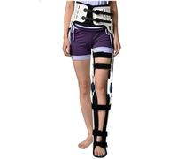 Hip, knee, ankle and foot brace, leg fracture, lower limb paralysis, hip walking fixed with walking boots, support and stabilizer of the ge joint