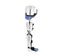 Hip Knee Ankle Foot Orthosis Adjustable Knee Joint Fixed Brace Full Leg Brace Knee Support Breathable Thigh Knee Ankle Foot Supports Orthosis,Style B,Left,Style a-Right