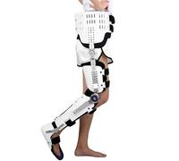 Hip Knee Ankle Foot Orthosis Braces Adjustable Knee Ankle Foot Orthosis Brace Orthopedic Hinged Knee Brace with Foot Pad for Knee Joint Surgery Recovery,Left,Right