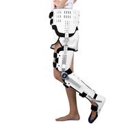 Hip Knee Ankle Foot Orthosis Braces Adjustable Knee Ankle Foot Orthosis Brace Orthopedic Hinged Knee Brace with Foot Pad for Knee Joint Surgery Recovery,Left,Left