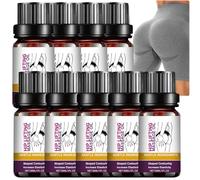 Hip Lifting & Firming Massage Oil for Women, Plumping Booty Serum for Rounder, Fuller-Looking Buttocks | Tightening & Lifting Oil for Buttocks, HIPS & Thighs | Fast-Absorbing, Non-Greasy 30ml (9PCS)