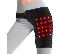 Hip Massager with Red Light and Heat Hips Warmth Heating Pad with 3 Levels for Back Pain Relief Adjustable Infrared Light Belt for Relaxation and Comfort Gift for Women Men Mom Dad
