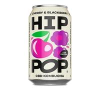 Hip Pop Cherry & Blackberry CBD Kombucha 330ml [Pack of 12]